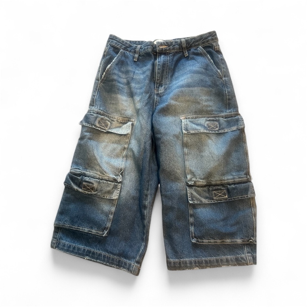YMI Denim Cargo Shorts